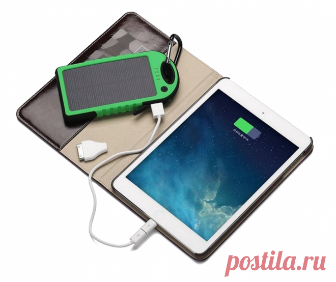 Powerbank 20000mAh на солнечных батареях