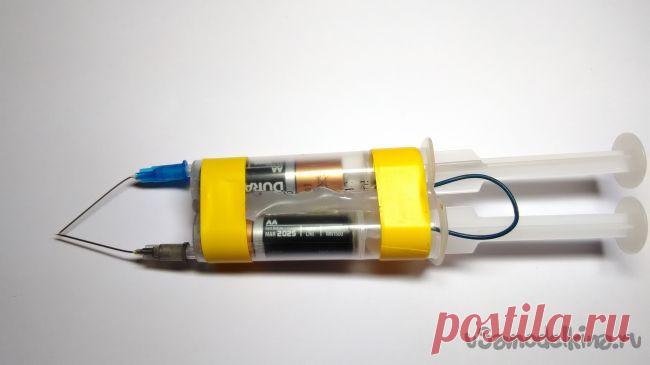 Выжигатель на батарейках своими руками
