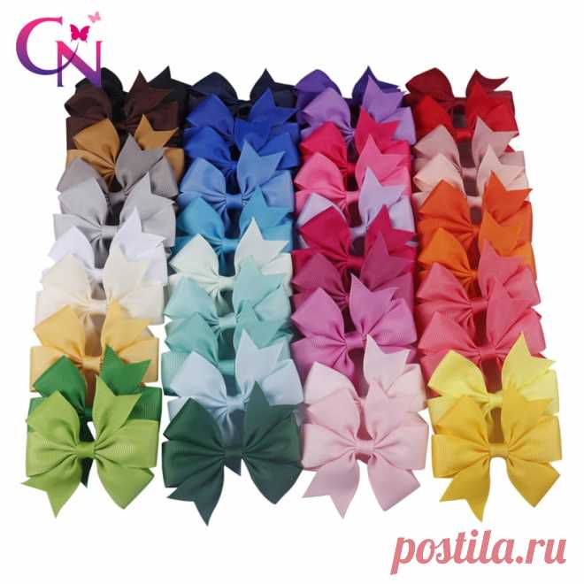 56.87руб. 25% СКИДКА|Детские заколки для волос CN, 5 шт./лот, разноцветные заколки для волос с бантом из ленты, Аксессуары для волос 40 цветов|Аксессуары для волос|   | АлиЭкспресс Покупай умнее, живи веселее! Aliexpress.com