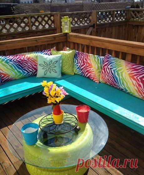 Как использовать старые покрышки