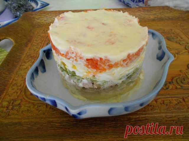 Салатик "Лисья шубка" (авторский рецепт)