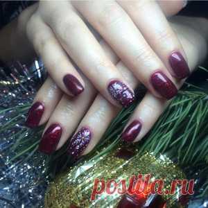 Маникюр на новый год 2018: новинки и фото - 202 идеи с дизайном