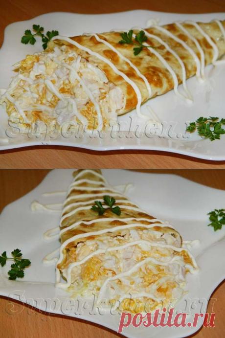 СуперКухен/САЛАТ &quot;РОГ ИЗОБИЛИЯ&quot; С КУРИЦЕЙ