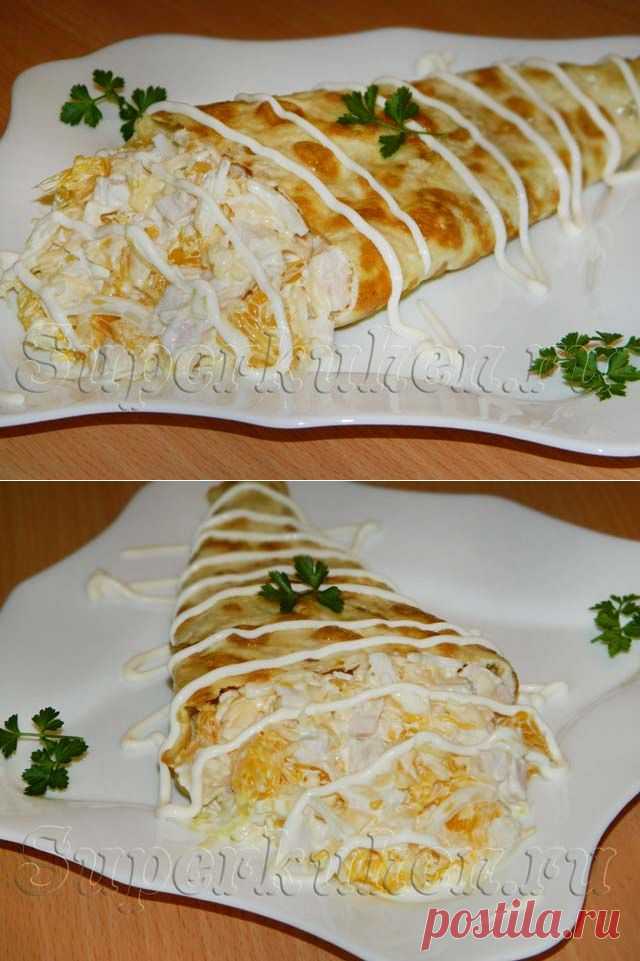 СуперКухен/САЛАТ "РОГ ИЗОБИЛИЯ" С КУРИЦЕЙ