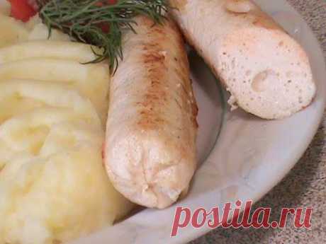 Домашние куриные сосиски. (homemade sausages)