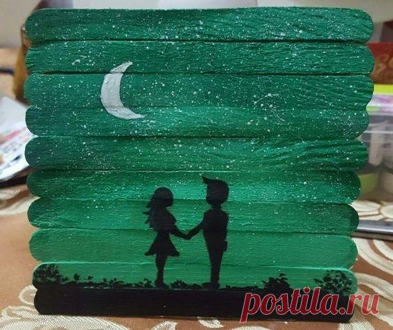 Красивые идеи рисунков на палочках от мороженого