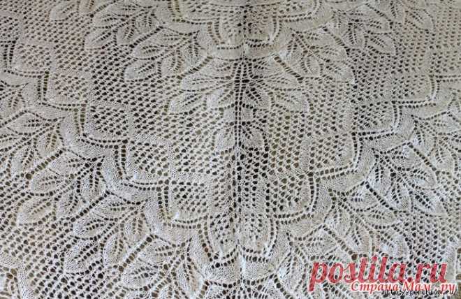 Шаль спицами "Екатерина Великая"