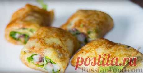 Рецепт: Картофельные роллы с селедкой на RussianFood.com