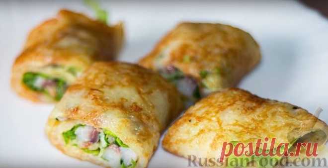 Рецепт: Картофельные роллы с селедкой на RussianFood.com