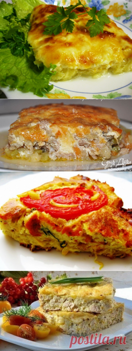 Кабачковая запеканка с фаршем «Семейная». | Colors.life
