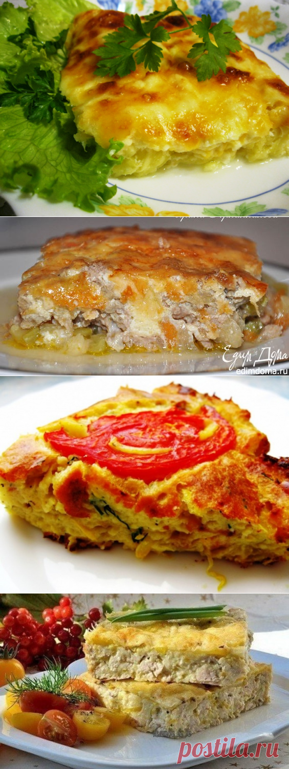 Кабачковая запеканка с фаршем «Семейная». | Colors.life