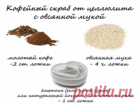 7 лучших рецептов домашних скрабов от целлюлита