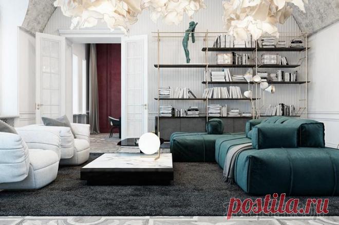 Апартаменты в итальянском стиле «Владельцы этой резиденции площадью 455 кв. м возле города Киев, Украина, всегда хотели создать атмосферу расслабления и спокойствия, которую могут дать интерьеры шале. Но они попросили архитекторов ф...