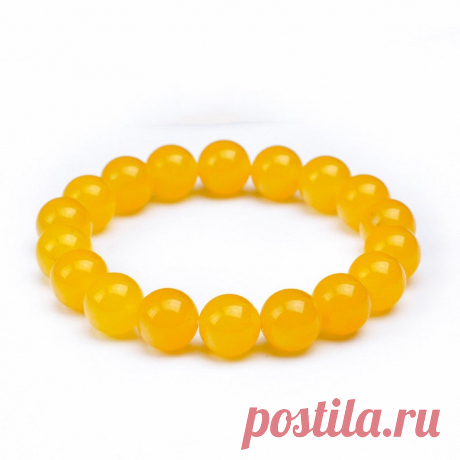Yellow Jade 8mm Beaded Bracelet Gemstone Bracelet-Stretch | Etsy
