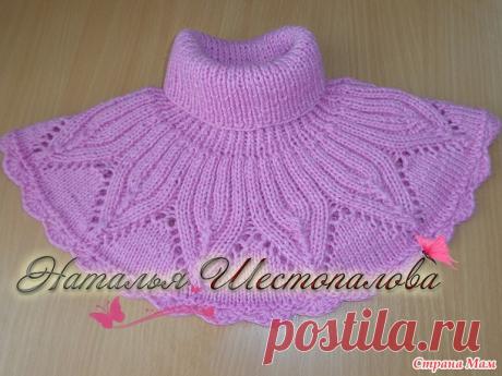 Манишка спицами -2 - Вязание - Страна Мам