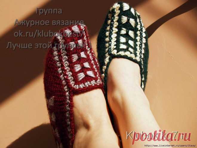 Красивые следочки, связанные на двух спицах | Клубок