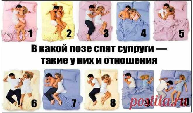 В какой п@зе спят супруги — такие у них и отношения В какой п@зе спят супруги — такие у них и отношения.Американский психолог Коррин Свит говорит, что между тем, в каких п@зах спят супруги
