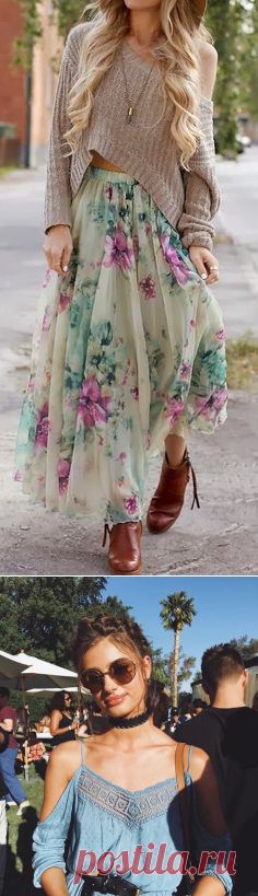 (118) a blouse, like this with a floaty long skirt for the bride.....all in white although this pale blue is gorgeous....... | My Style
