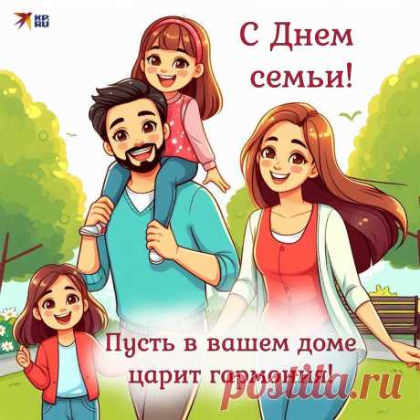 Любовь и верность, и семья —
Вот три кита и три основы!
Так с праздником! Семья твоя
Пусть будет крепкой и здоровой!