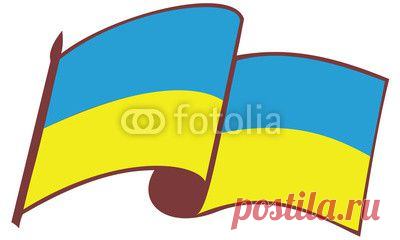flag of the Ukraine из vadim0001. Роялти-фри вектор #65995833 на Fotolia.ru