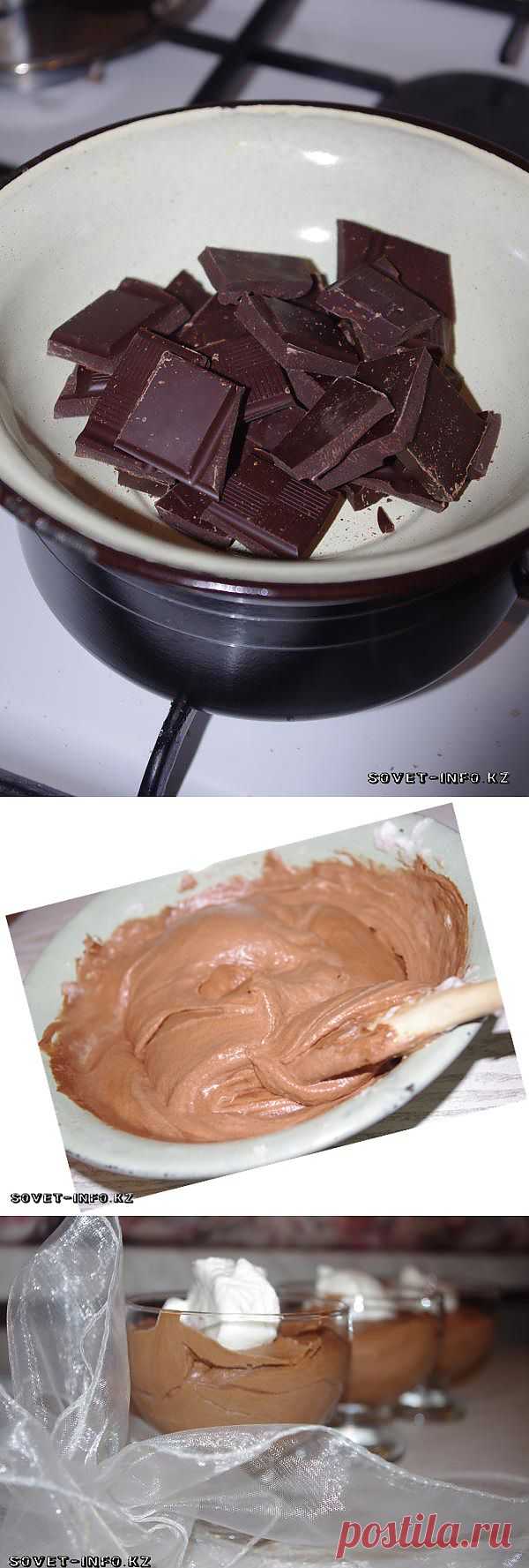 Как приготовить шоколадный мусс