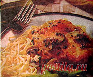 Вкусная свинина под сыром с грибами рецепт. | Хозяева дома.