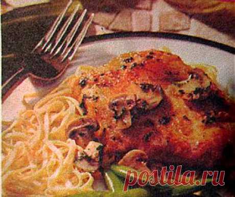 Вкусная свинина под сыром с грибами рецепт. | Хозяева дома.