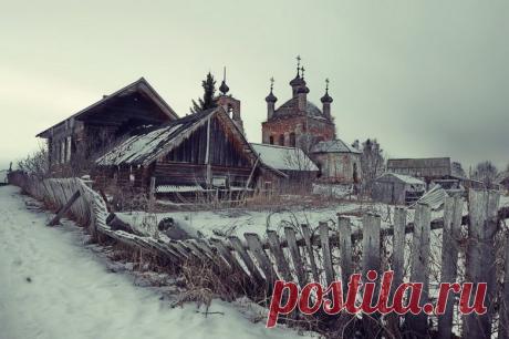Исчезающая Русь. Очень печальная, но безумно красивая подборка фотографий о нашей России.