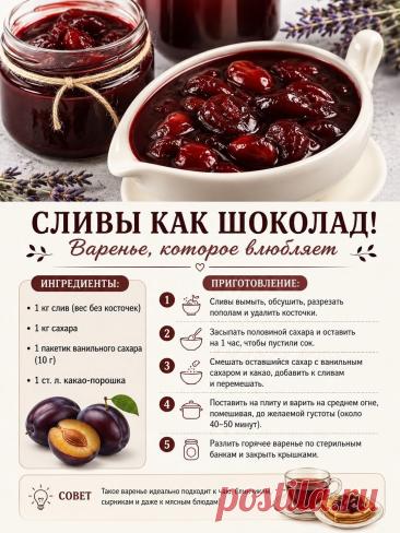 Сливы как шоколад