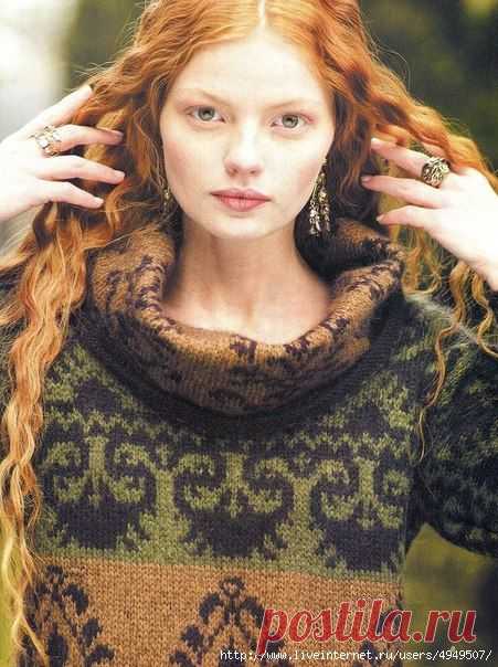 Свитер с орнаментом