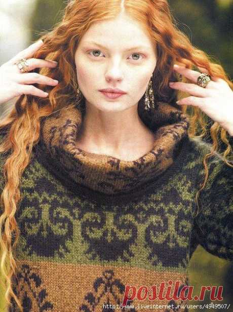 Свитер с орнаментом