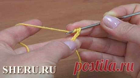 Объемные листья крючком - Урок вязания №56