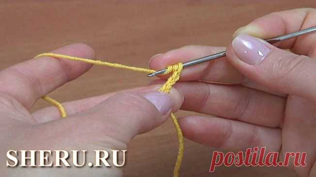 Объемные листья крючком - Урок вязания №56