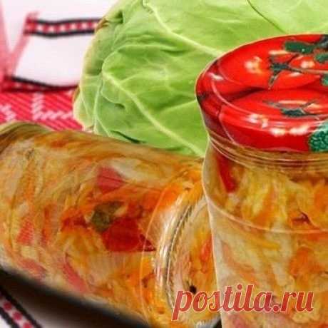РУБРИКА "ВКУСНЯШКИ НА ЗИМУ" 

Пожалуйста, обязательно оцените этот пост! Нам ОЧЕНЬ важно именно Ваше мнение, оно поможет нам сделать группу лучше! И конечно же, не забудьте сохранить на стену, чтобы не потерять;) Спасибо!

"Щи" на зиму 

Ингредиенты: 
- капуста белокочанная - 1 кг.
- лук репчатый - 300 гр.
- морковь - 300 гр.
- помидоры - 300 гр.
- перец болгарский - 300 гр.
- соль - 2 ст. л.
- сахар - 1 ст. л.
- масло растительное - 50 мл.
- вода - 100 мл.
- уксус - 50 мл...