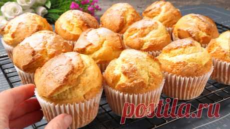 Все смешали и в духовку! Самый простой рецепт кексов! Выпечка, которая покорит ваше сердце