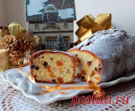 Кекс с курагой.