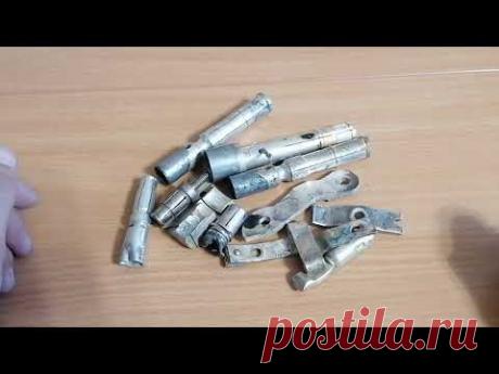 Снятие серебра электролизом.