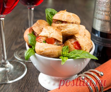 Профитроли с острым куриным салатом - Пошаговый рецепт с фото | Выпечка | Закуски | Вкусный блог - рецепты под настроение