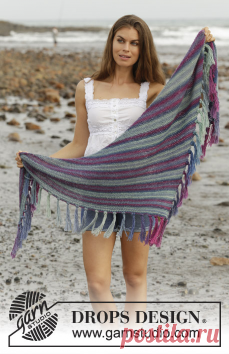 Шаль Windy Days. | Knitting Vera Barmova Вязание | Дзен