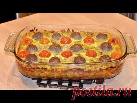 Картофельная запеканка с мясными шариками » В сети – себя просвети! - Развлекательный портал!