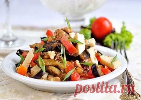 Салат из баклажанов с сыром - рецепт с пошаговыми фото / Меню недели