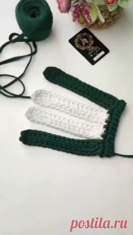 Вяжем тапочки крючком! 🧶#вязание  • #тапочки  плетение из травы