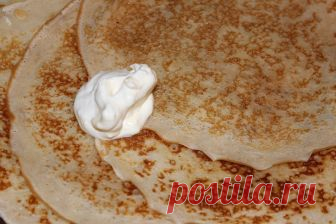 Пшеничные блины из кислого теста. Секреты русских блинов. - cofe-i-chokolat