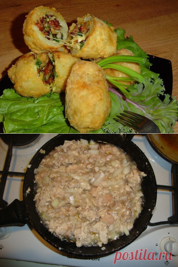 Фаршированный картофель от Любаши
