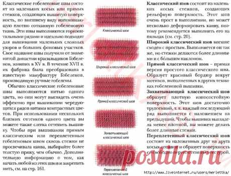 ОСНОВЫ ГОБЕЛЕНА ☼ КЛАССИЧЕСКИЕ ШВЫ