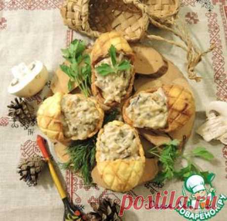 Жюльен в лапоточках - кулинарный рецепт