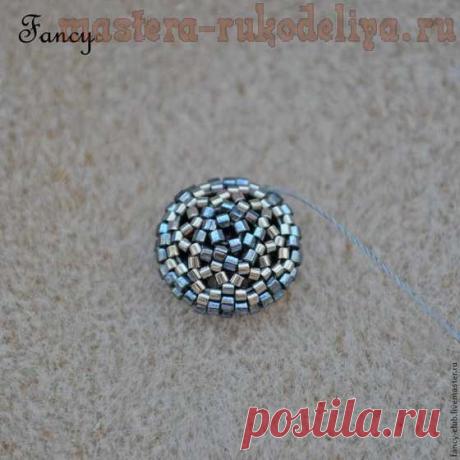 Мастер-класс по бисероплетению: Оплетение риволи Сваровски 12 мм