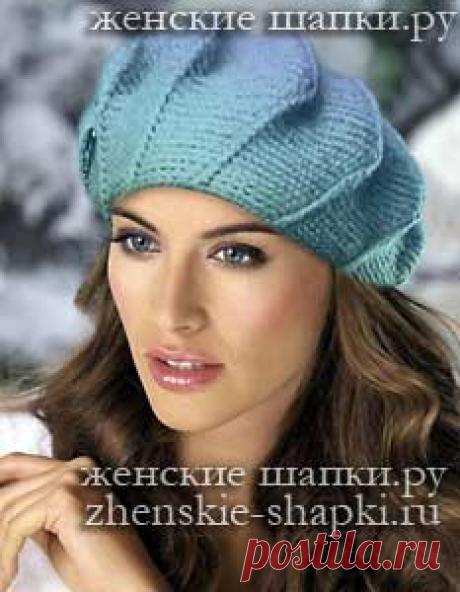 Берет крючком зима 2017 описание вязания шапки