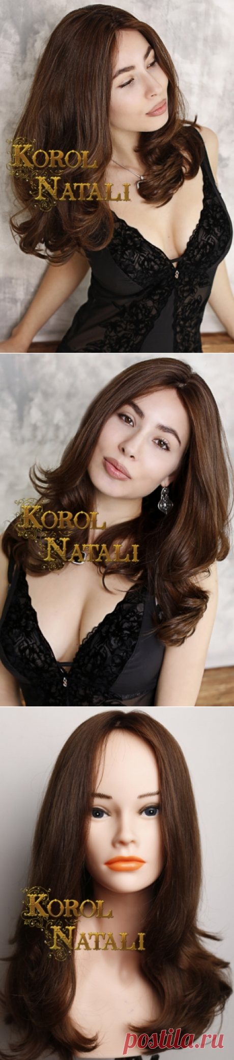 ПАРИКИ И СИСТЕМЫ ИЗ СЛАВЯНСКИХ ВОЛОС ручная работа Korol Natali : Моносистемный Парик Platinum_1/30 (ручная работа)