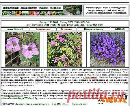 ЭНЦИКЛОПЕДИЯ ДЕКОРАТИВНЫХ САДОВЫХ РАСТЕНИЙ

Описание родов, видов и разновидностей декоративных растений вашего сада, агротехника выращивания, иллюстрации.
